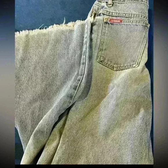 CY•BORG Cy-Borgirl Jeans size 5 y2k Blue 90's Cyborg skater flare - Picture 5 of 5